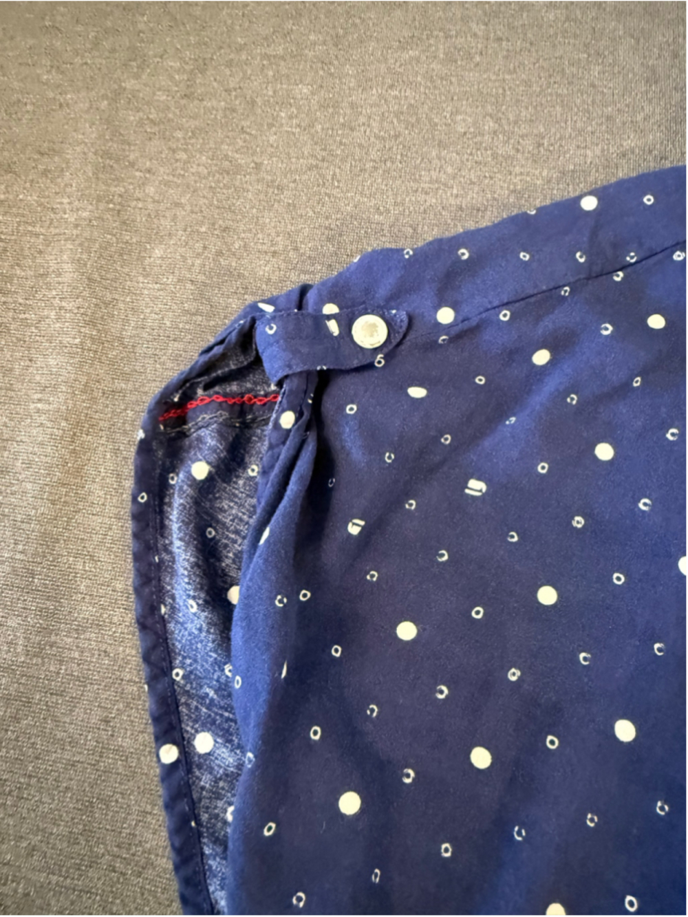 G-Star RAW Correctline Polka Dot Chambray Button Down Shirt Size Small S - Picture 7 of 11
